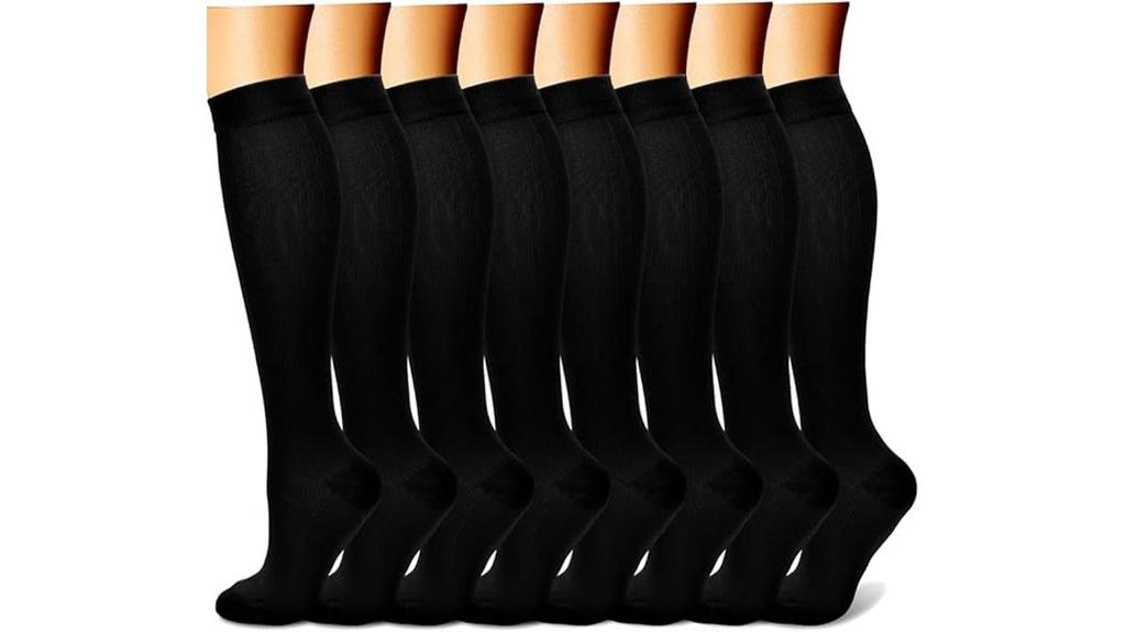 compression socks 8 pairs