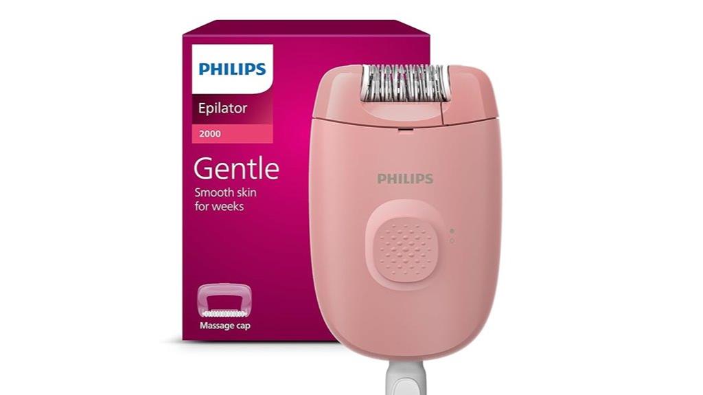 corded leg and body epilator