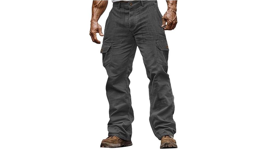 corduroy tactical pants with pockets