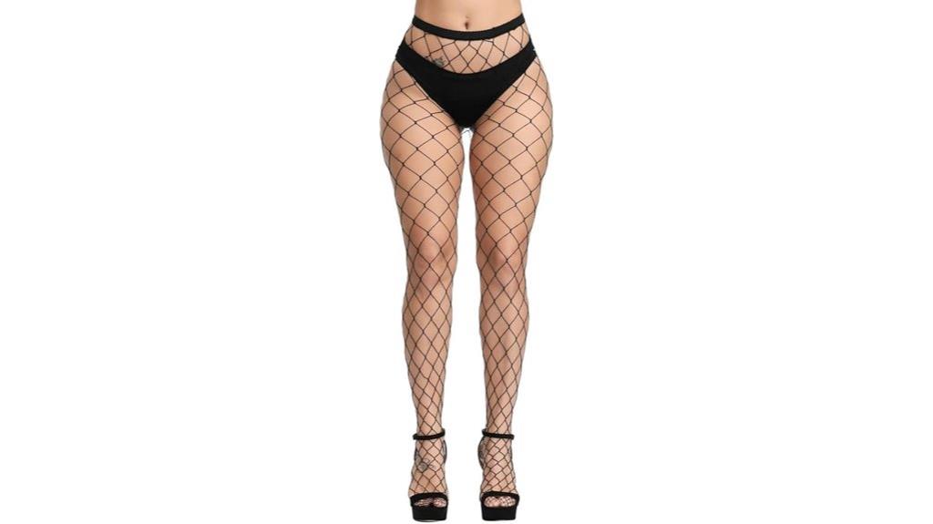 cozy fishnet tights
