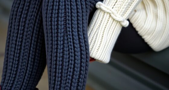 cozy stylish cable tights