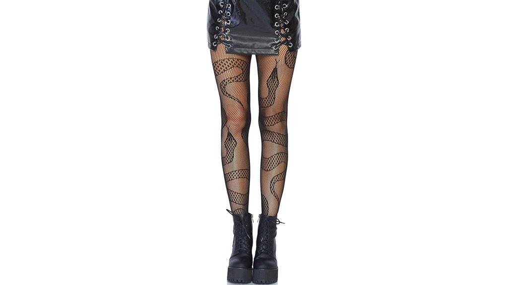 dark alternative fishnet tights