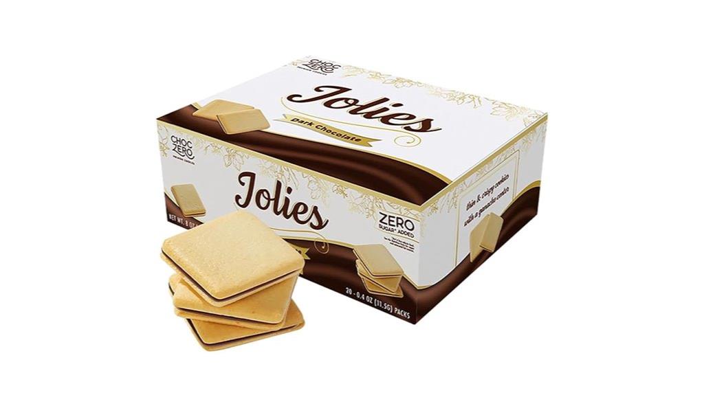 dark chocolate cookie pack