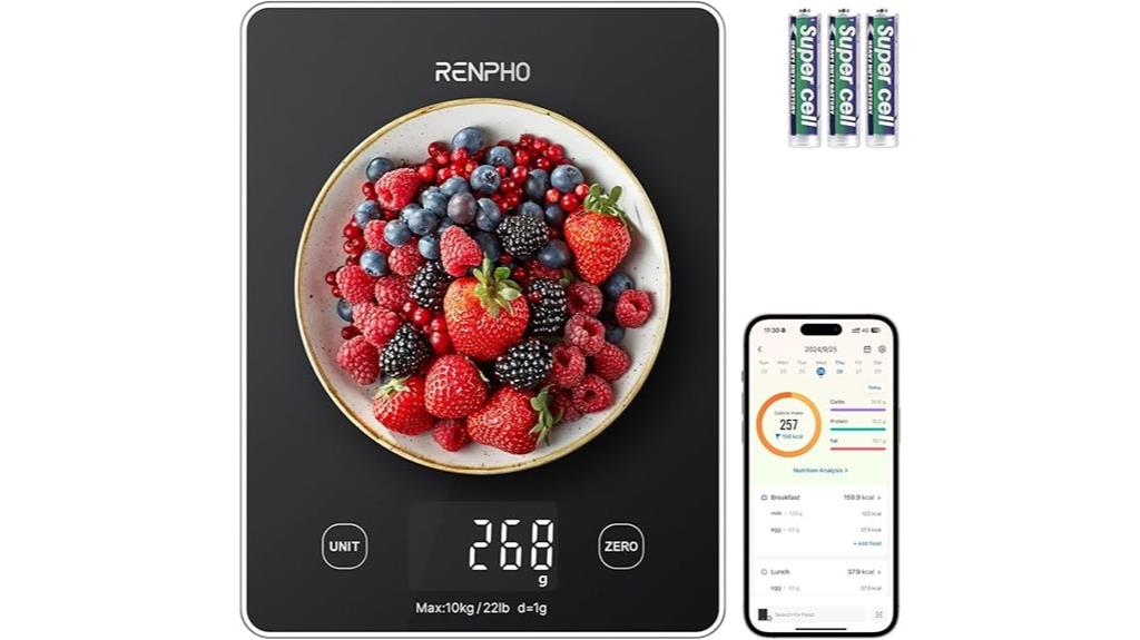 digital kitchen scale with calculator