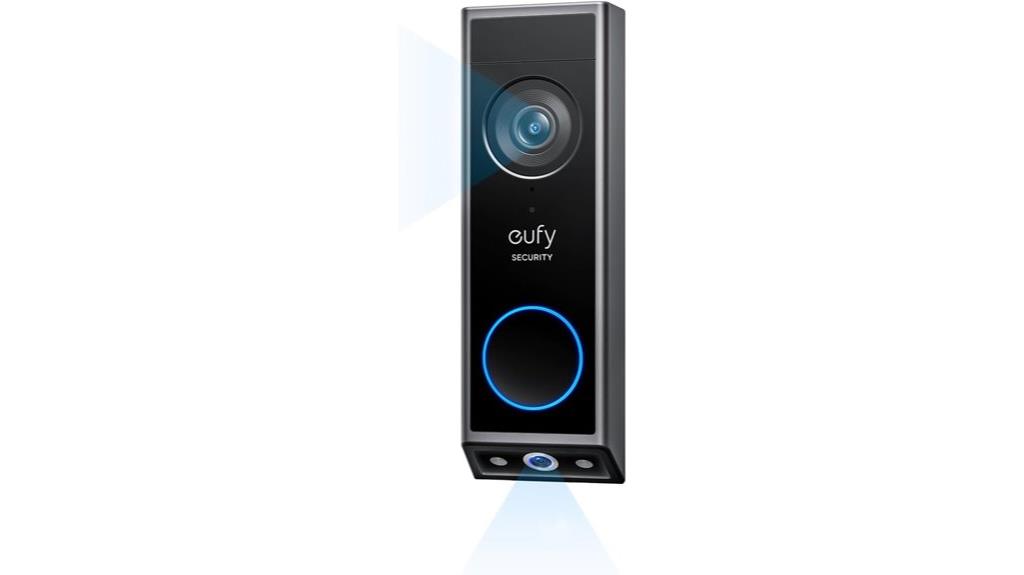 dual camera security doorbell