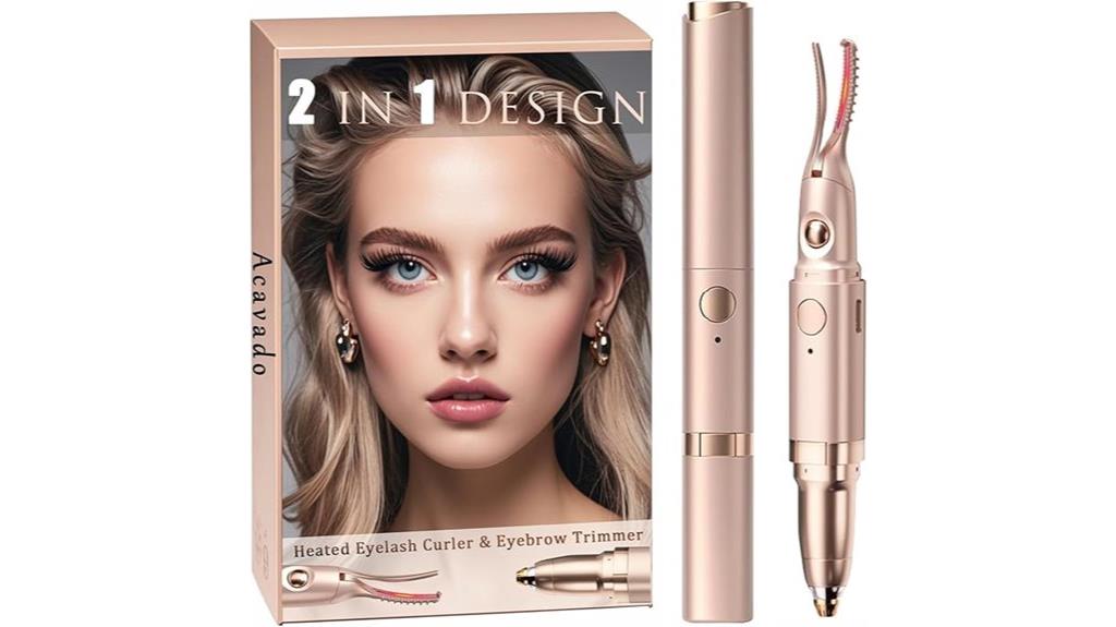 dual purpose eyelash and eyebrow tool