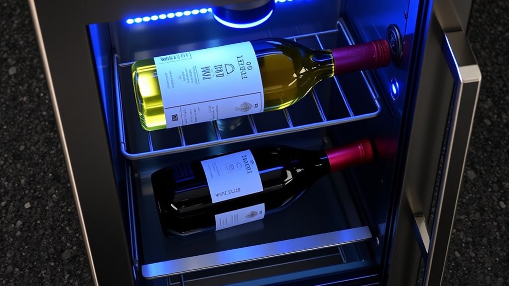 dual zone wine cooler