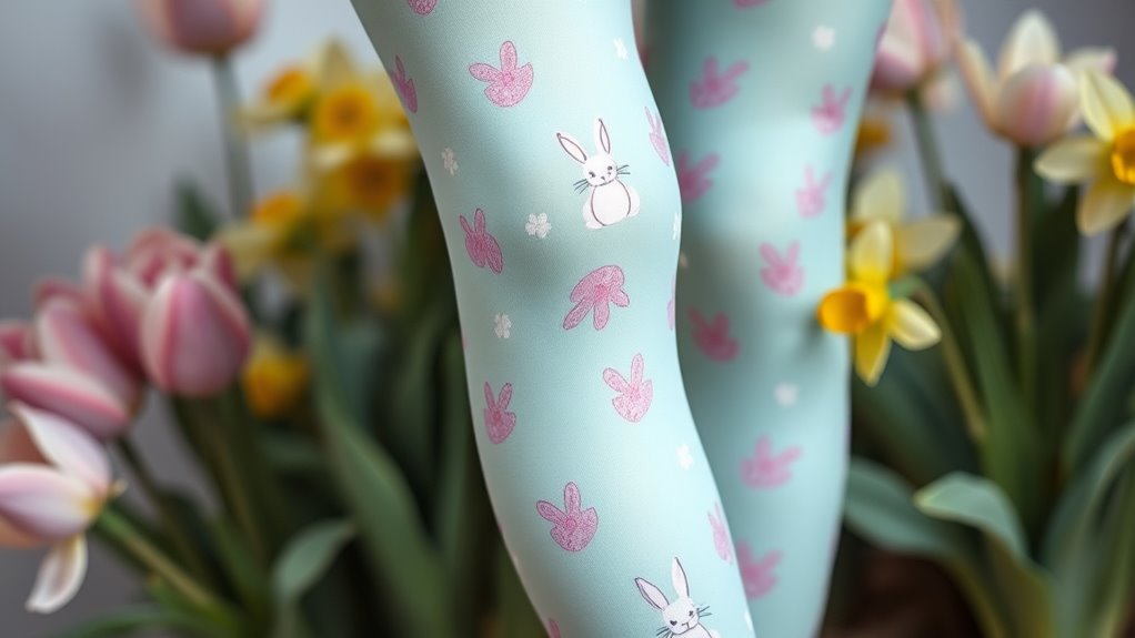 easter pastel tights collection