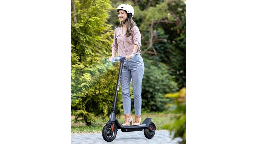 electric scooter with pneumatic tires