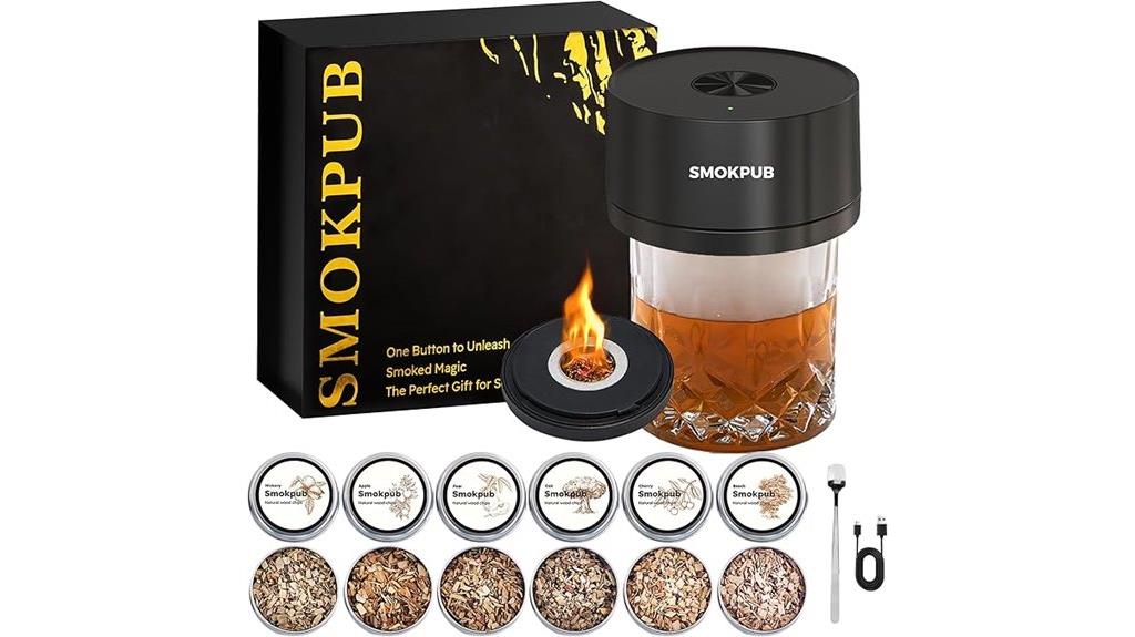 electric whiskey smoker kit