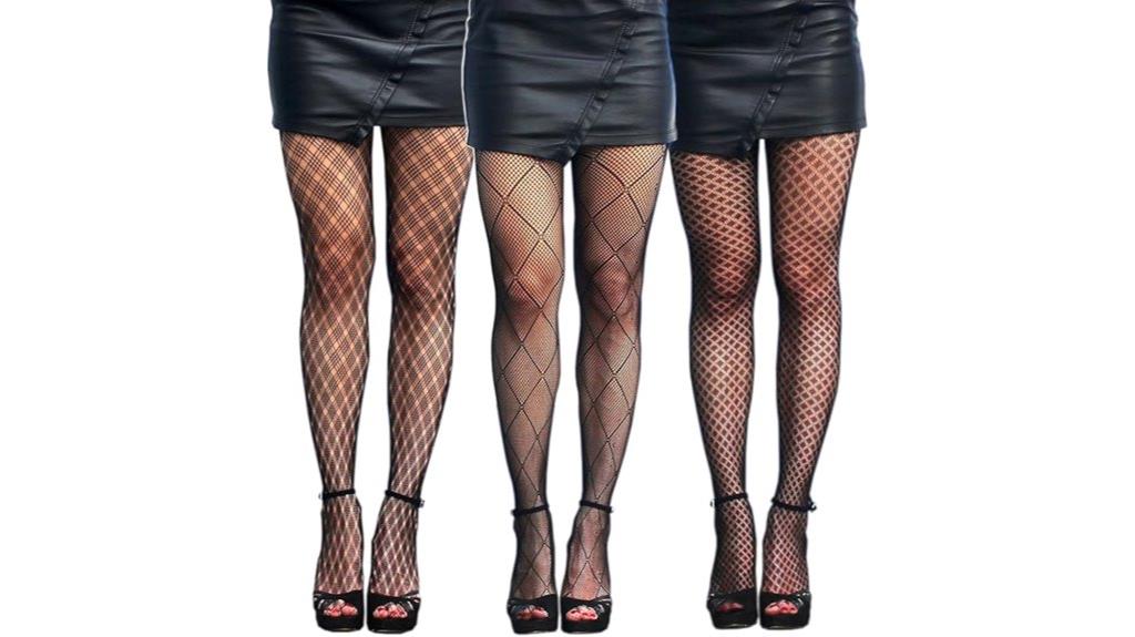 elegant patterned tights