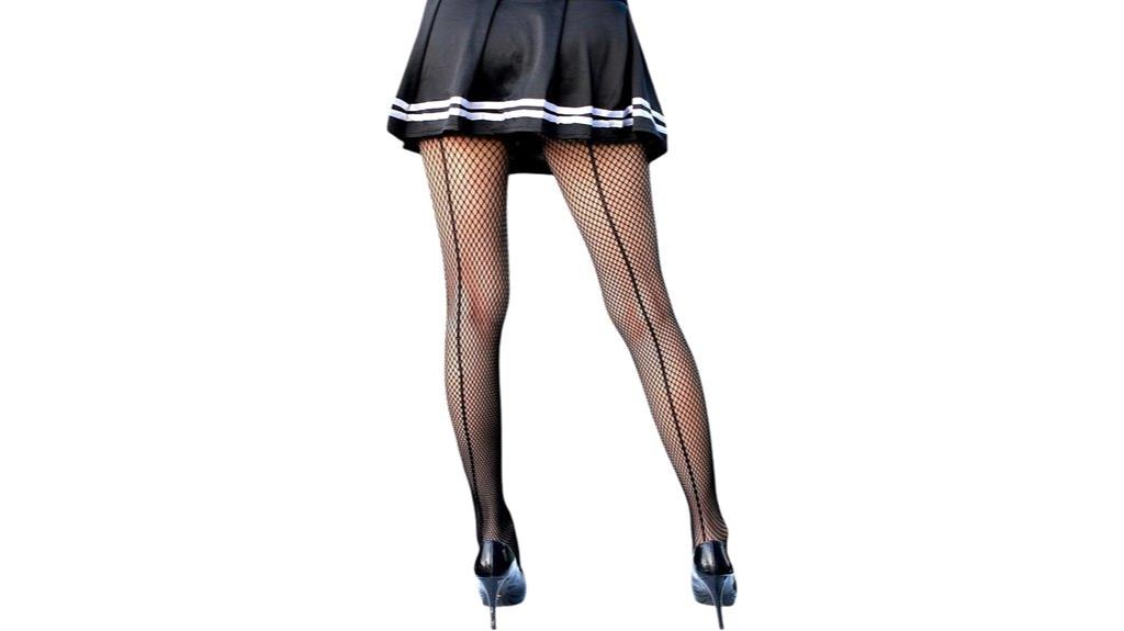 elegant patterned tights