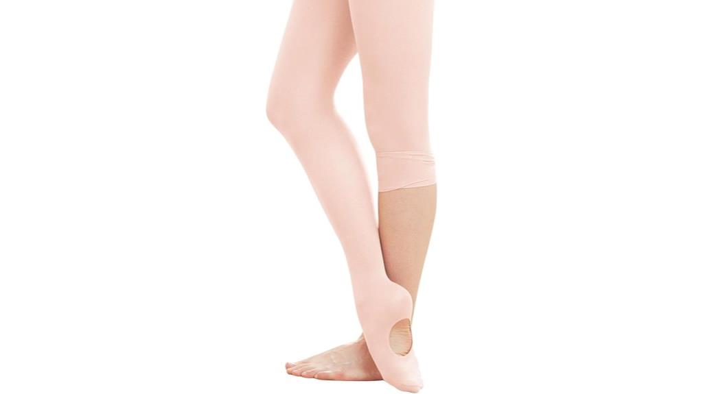 elegant pink dance tights