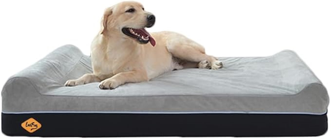 extra large memory foam bed