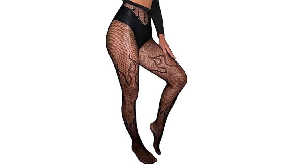 fishnet lace tights