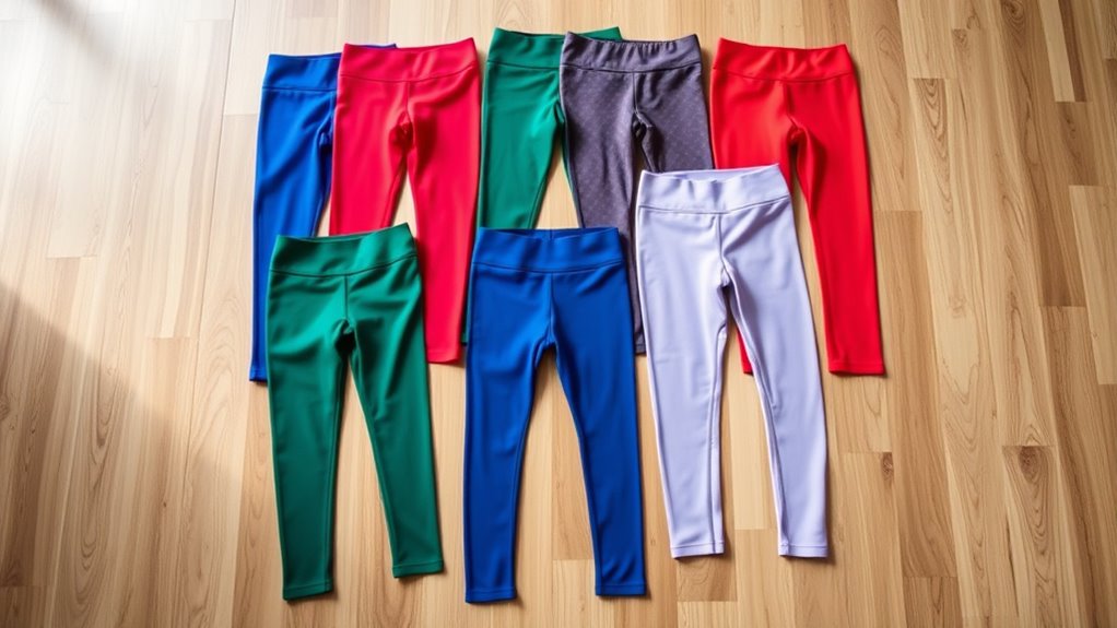 flat seam workout tights