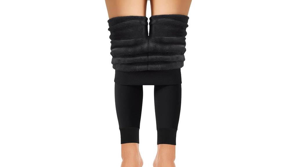 fleece lined winter leggings