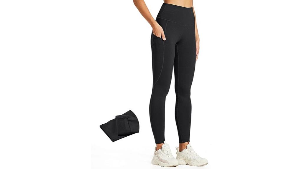 fleece lined winter leggings