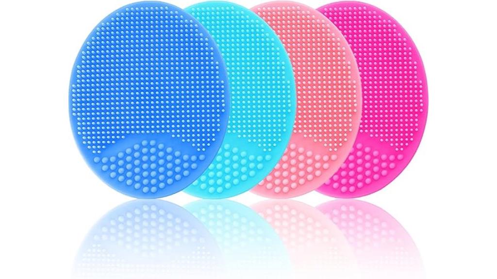 four pack silicone brushes