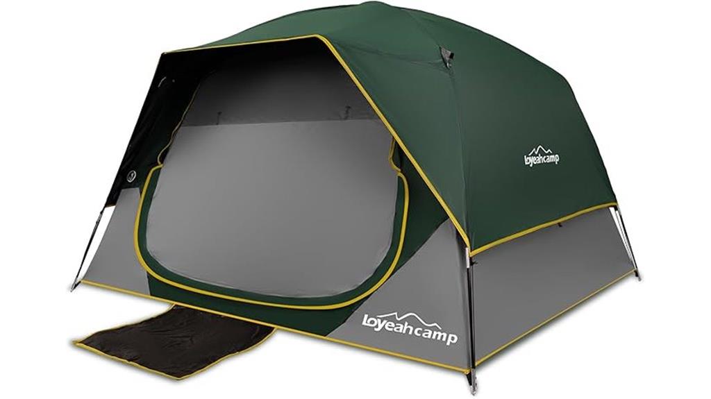 four person waterproof camping tent