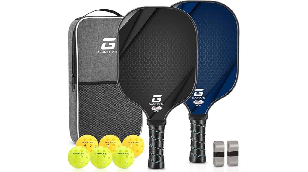 garye pickleball paddle set