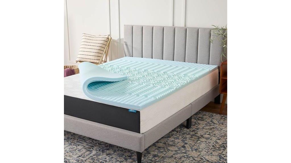 gel infused king mattress topper