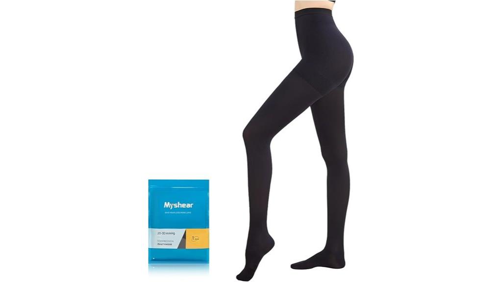 graduated compression pantyhose