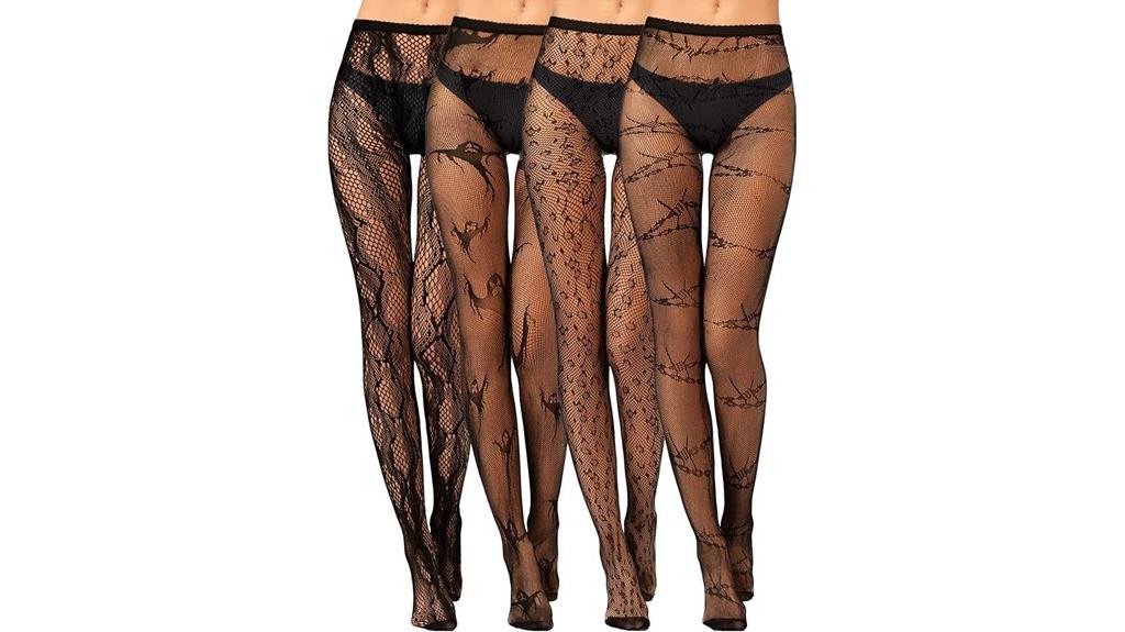 halloween fishnet tights pack