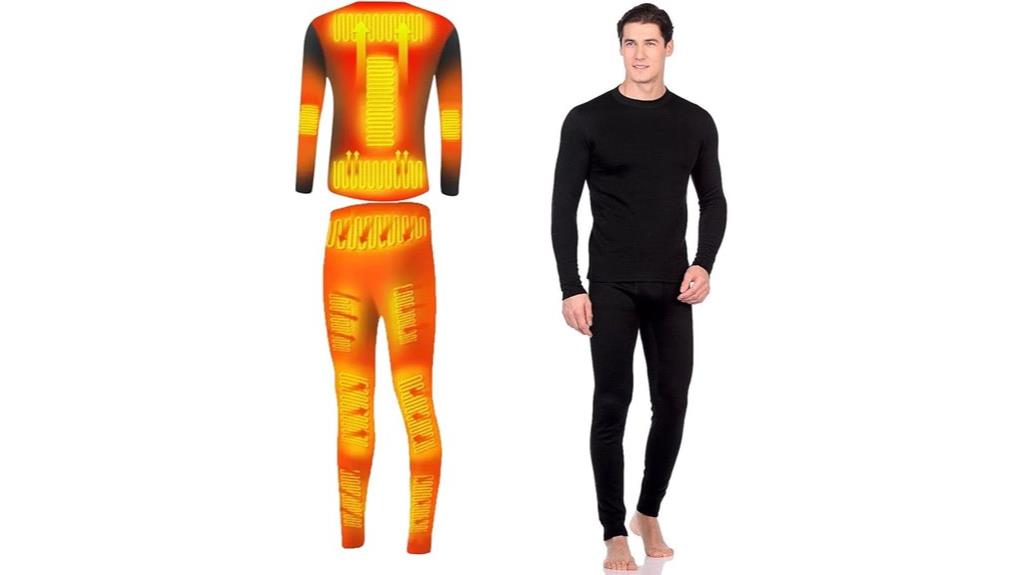 heated fleece thermal suit