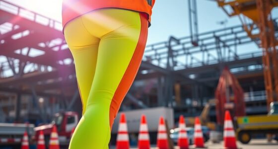 high visibility safety leggings