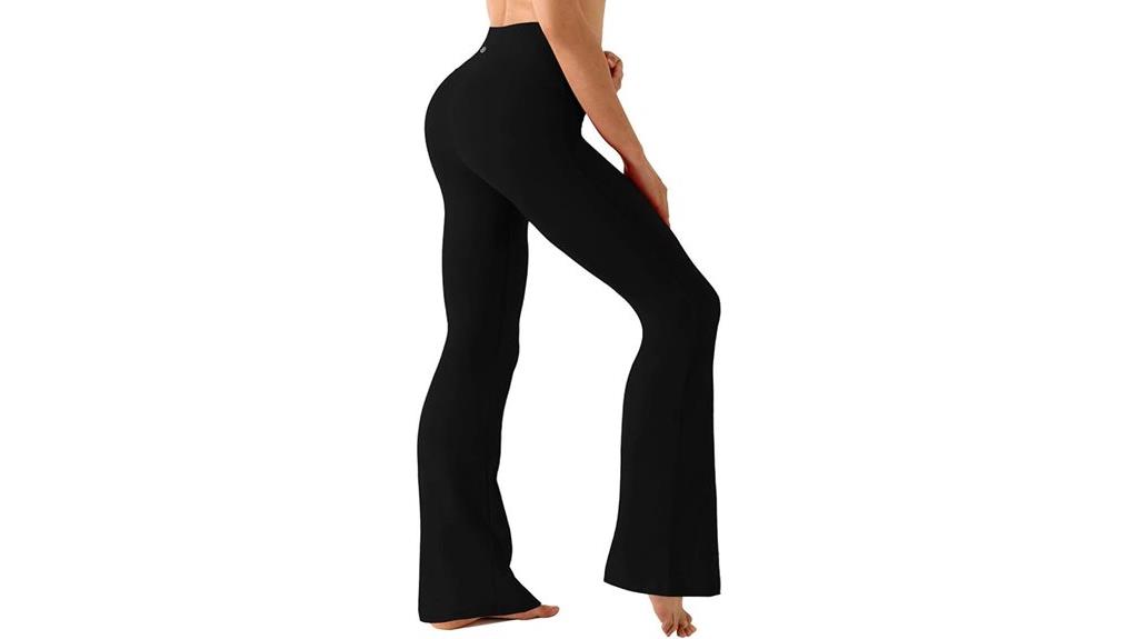 high waist bootcut yoga