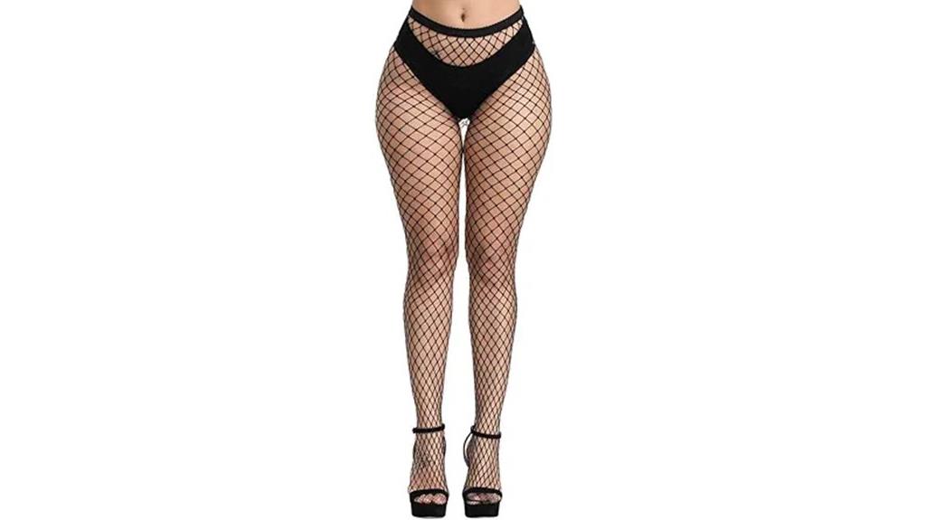 high waist fishnet tights
