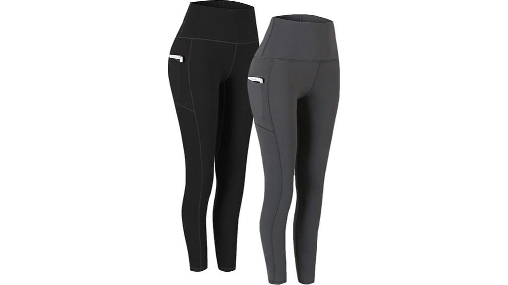 high waist pockets yoga