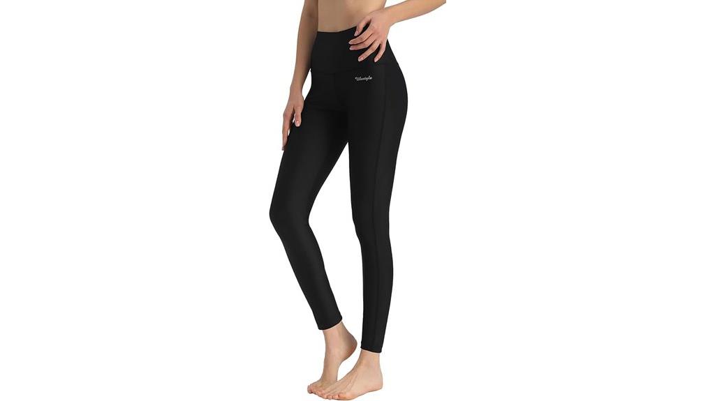high waist upf swim pants