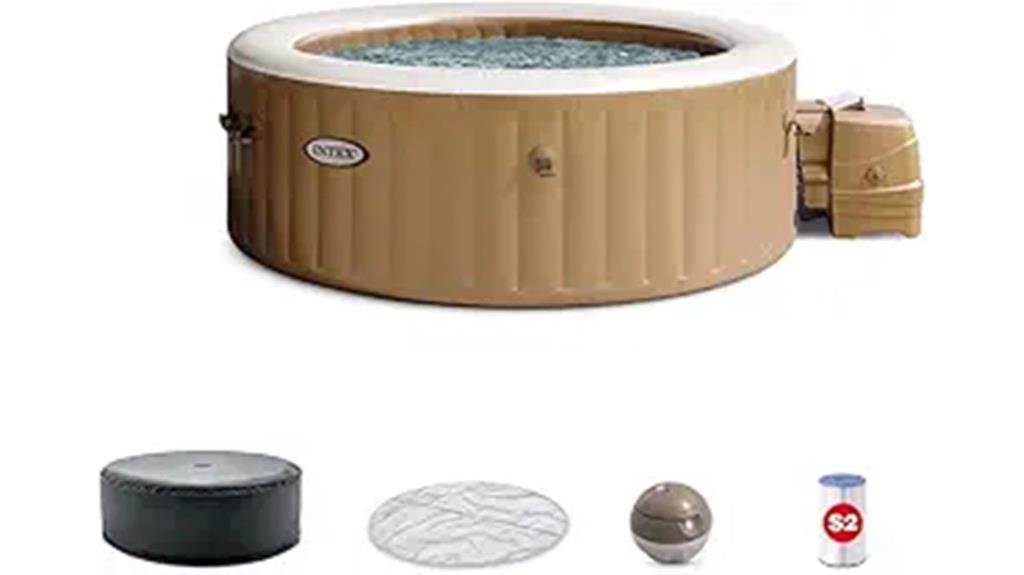 inflatable bubble spa set