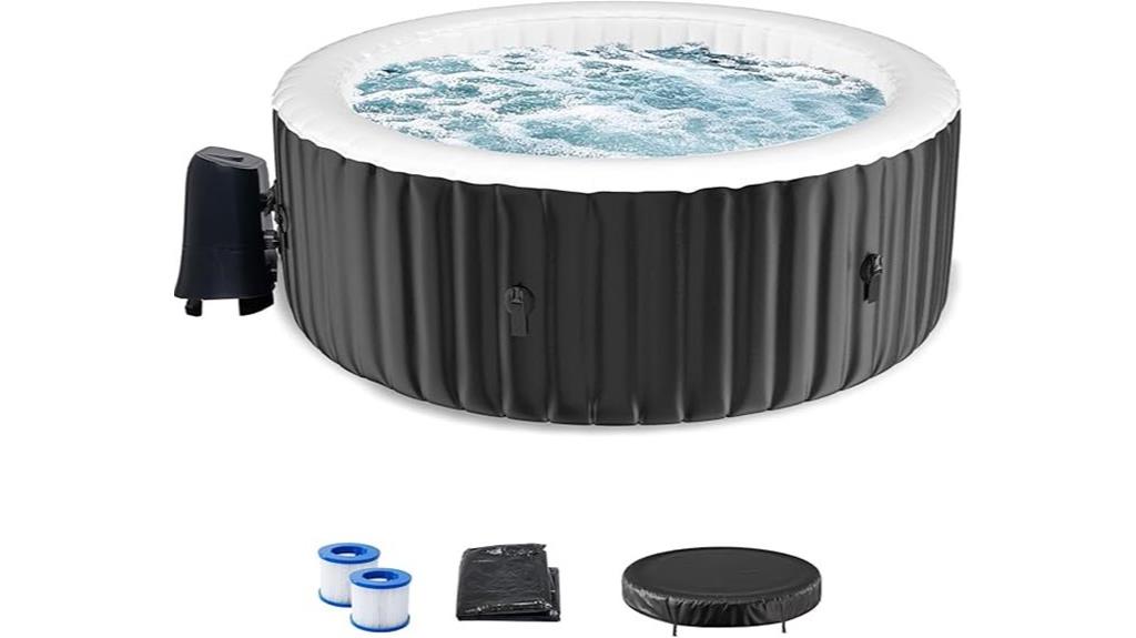inflatable hot tub for multiple