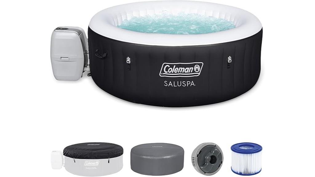 inflatable hot tub for small groups