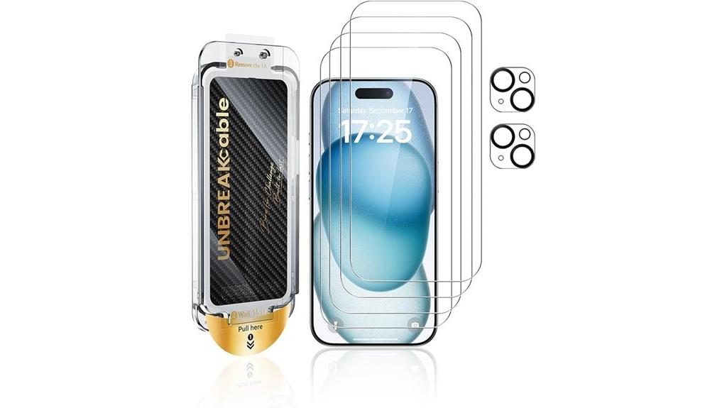 iphone 15 screen protector pack