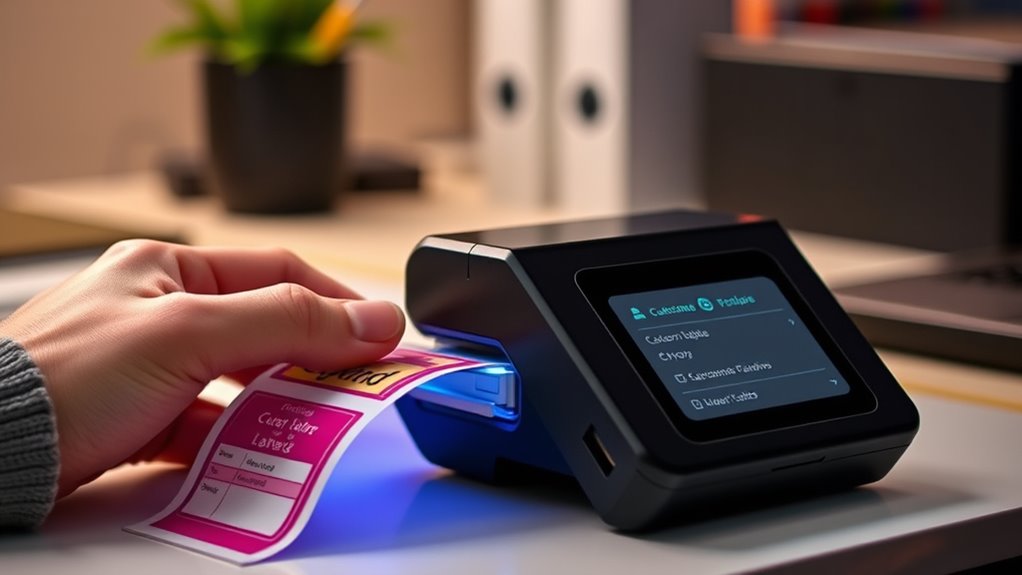 key features for wireless label makers