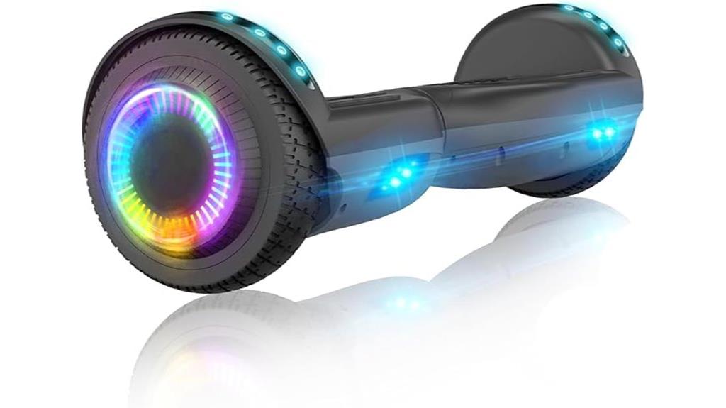 kids hoverboard with speakers