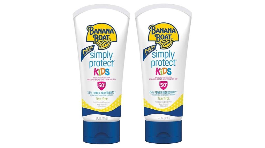 kids spf 50 sunscreen twin pack
