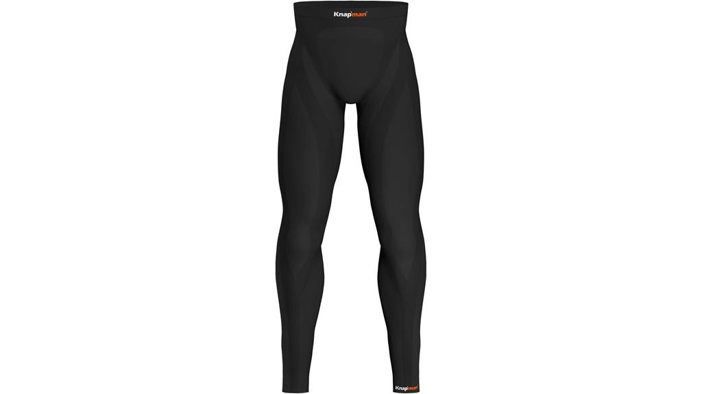 knapman black compression tights