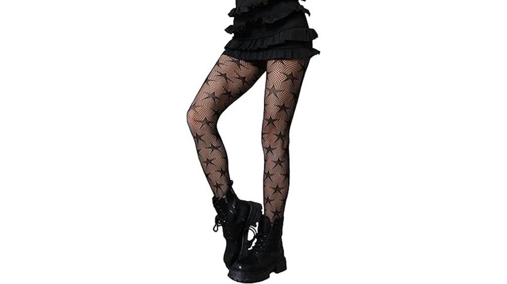 lace and fishnet hosiery