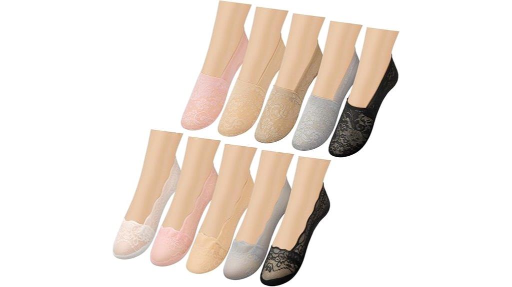 lace ankle sock set