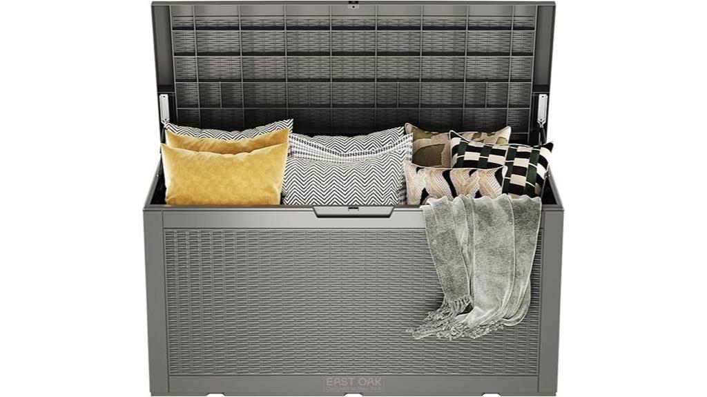 large 100 gallon outdoor storage