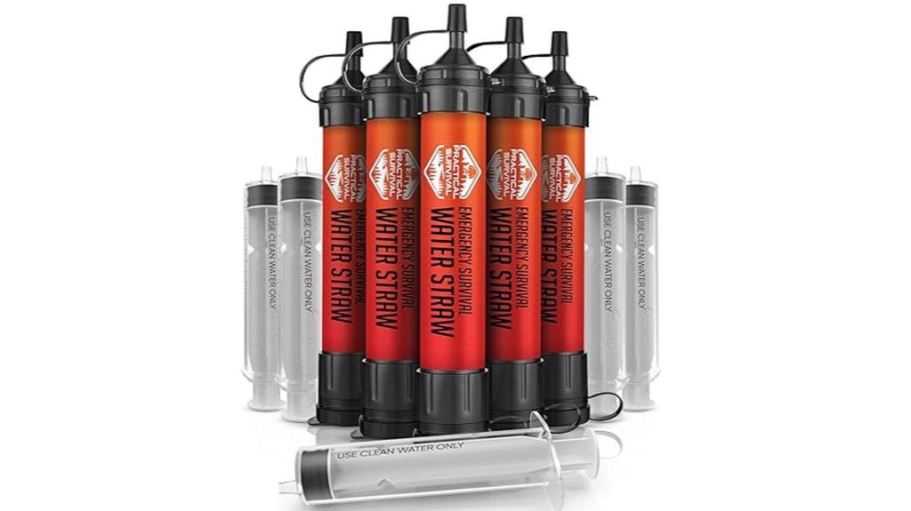 large capacity water straws