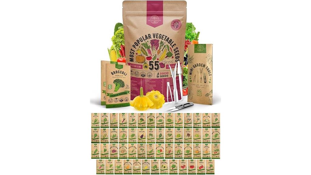 large heirloom seed collection