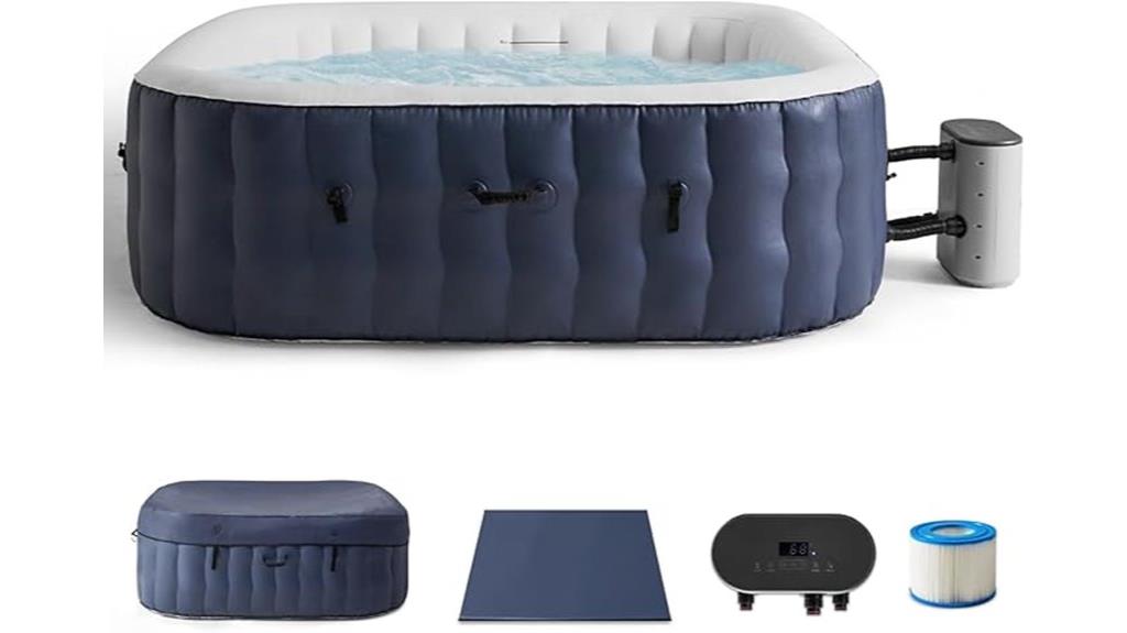 large inflatable hot tub