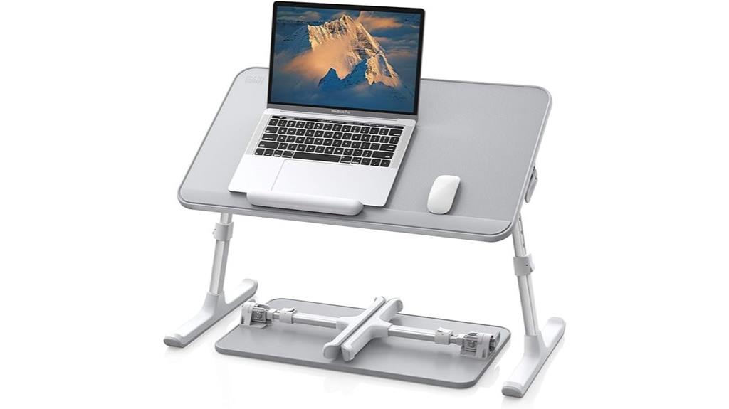 leather bed laptop desk