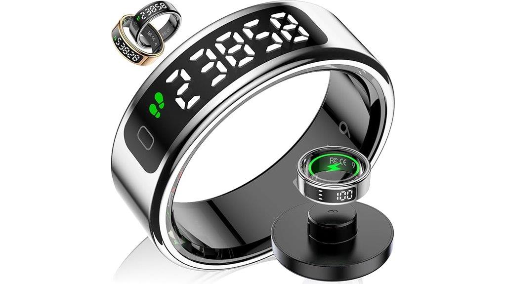 led display fitness ring